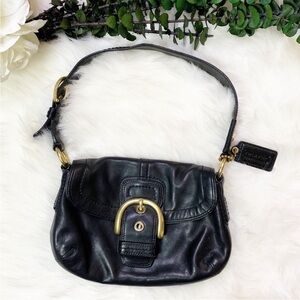 Coach Black Leather SoHo Bag